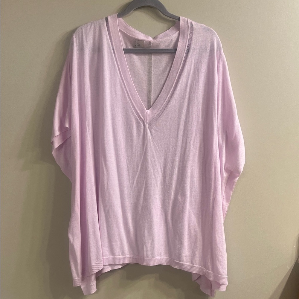 a new day Light Pink V-Neck Tunic